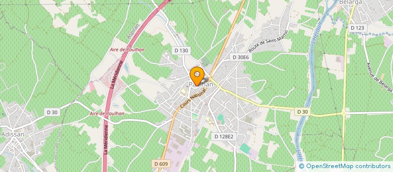 localisation de l'entreprise EURL ASCENSEUR MOUNIN BERNARD à PAULHAN