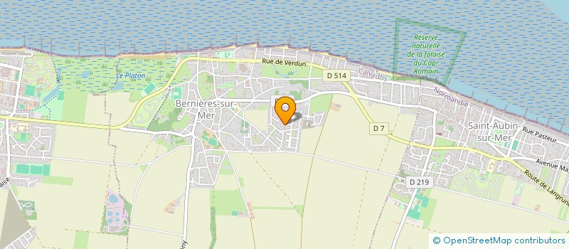 localisation de l'entreprise EURL ASSAINI TERRASSEMENT TRAVAUX PUBLIC  BERNIERES-SUR-MER