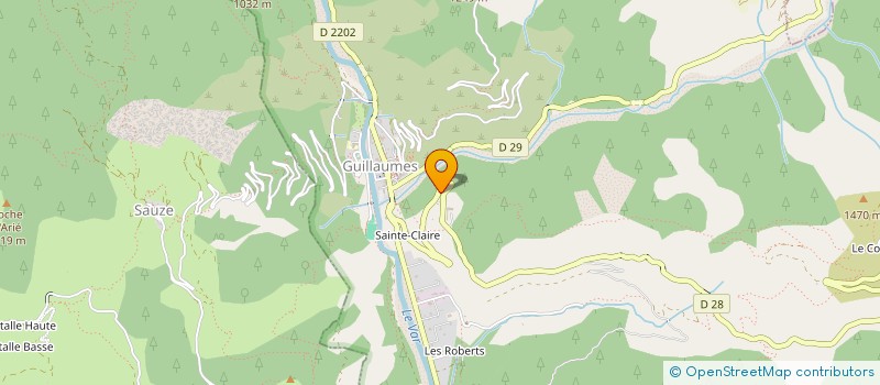 localisation de l'entreprise EURL ATELIER ARTEFACT & DESIGN  GUILLAUMES