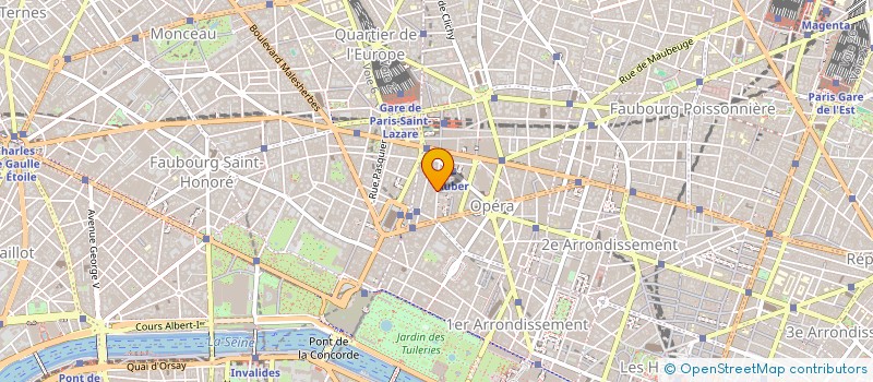 localisation de l'entreprise EURL ATELIER CAUMARTIN  PARIS