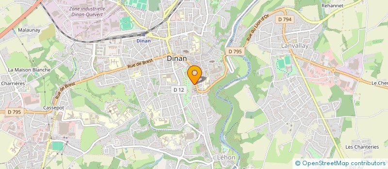 localisation de l'entreprise EURL ATELIER JEAN VALERY à DINAN