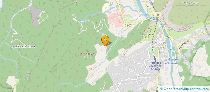 localisation de l'entreprise EURL ATELIERS DU MONASTERE DE LA PAIX DIEU à ANDUZE