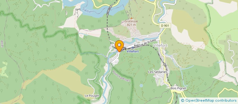 localisation de l'entreprise EURL ATGER  VILLEFORT