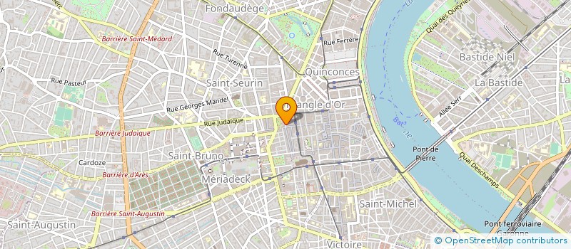 localisation de l'entreprise EURL ATIENZA à BORDEAUX