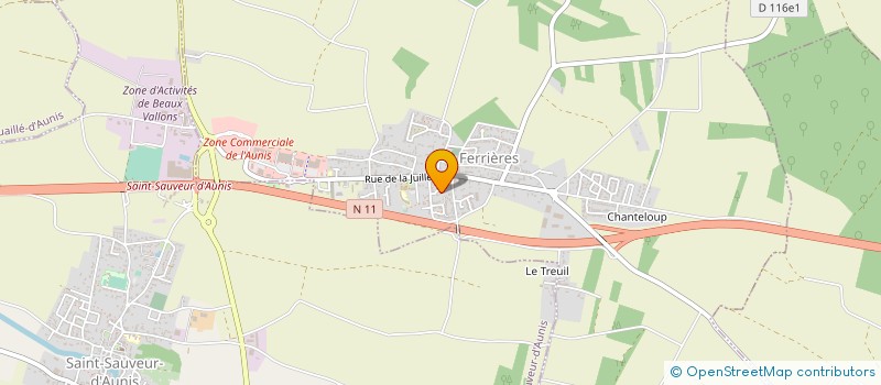 localisation de l'entreprise EURL ATLANTIC BATIMENT  FERRIERES