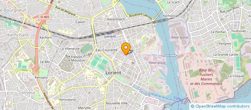 localisation de l'entreprise EURL ATLANTIC CENTRE à LORIENT