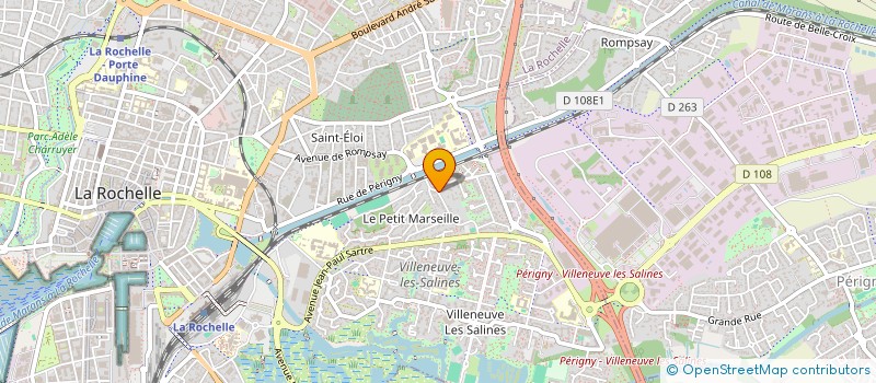 localisation de l'entreprise EURL ATLANTIQUE COURSES EXPRESS  LA ROCHELLE