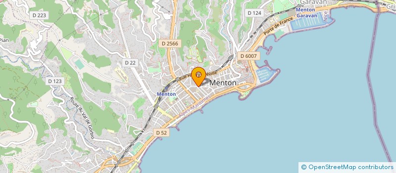 localisation de l'entreprise EURL ATMOSPHERE à MENTON