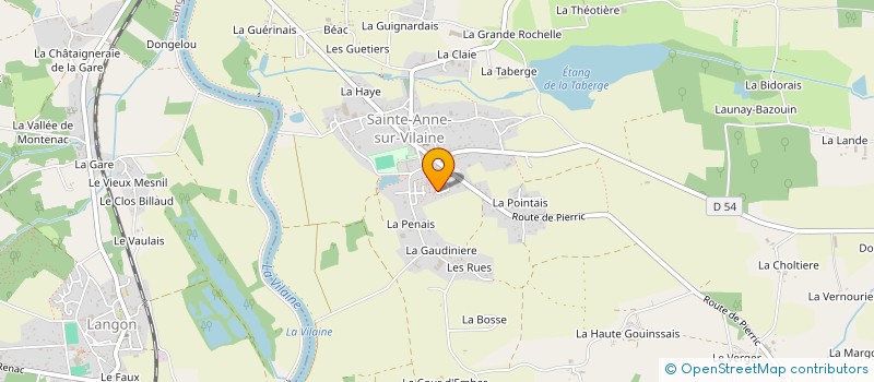 localisation de l'entreprise EURL ATS  SAINTE-ANNE-SUR-VILAINE