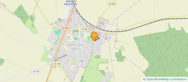 localisation de l'entreprise EURL ATTITUDE ENVIRONNEMENT  ESTREES-SAINT-DENIS