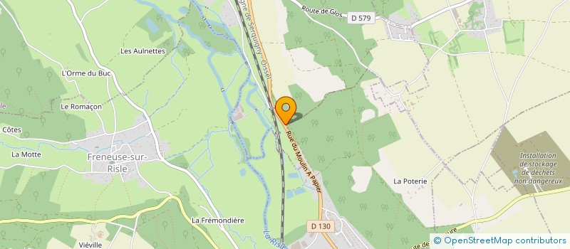 localisation de l'entreprise EURL AU BOIS DE CHAUFFAGE DE LA RISLE à GLOS-SUR-RISLE