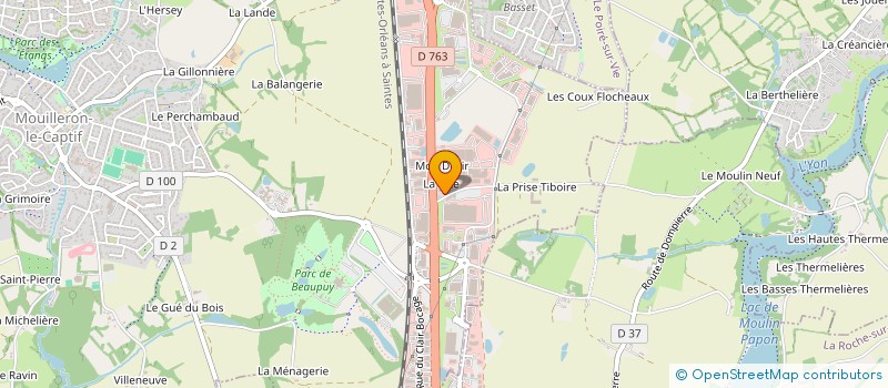 localisation de l'entreprise EURL AU BOIS LOGIS à ROCHE SUR YON (LA)