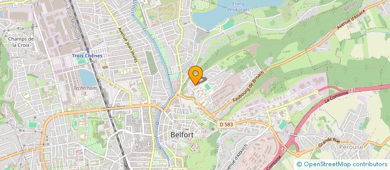 localisation de l'entreprise EURL AU COEUR DE L'OUVRAGE à BELFORT