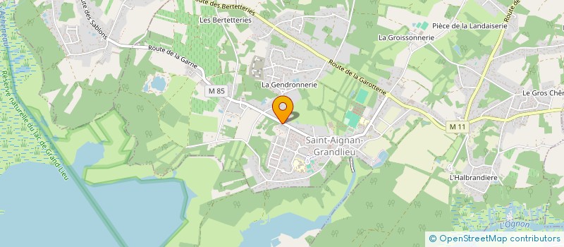 localisation de l'entreprise EURL AU MATIN VERT à SAINT-AIGNAN-GRANDLIEU