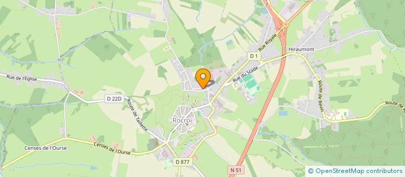 localisation de l'entreprise EURL AU P'TIT JARDIN  ROCROI