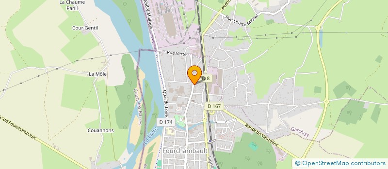 localisation de l'entreprise EURL AU PAIN DORE à FOURCHAMBAULT