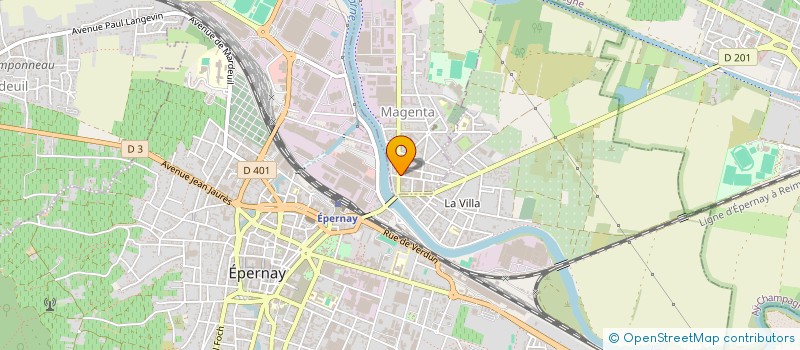 localisation de l'entreprise EURL AU PALAIS SUCRE  MAGENTA