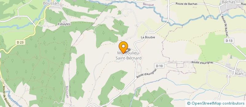 localisation de l'entreprise EURL AU PANIER GOURMAND  CASSAGNABERE-TOURNAS