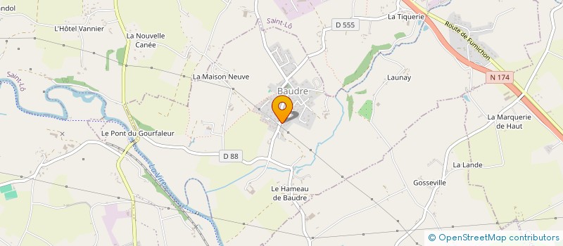 localisation de l'entreprise EURL AU PETIT COLLECTIONNEUR  BAUDRE