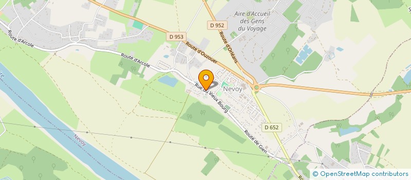 localisation de l'entreprise EURL AU PETIT MARCHE  NEVOY