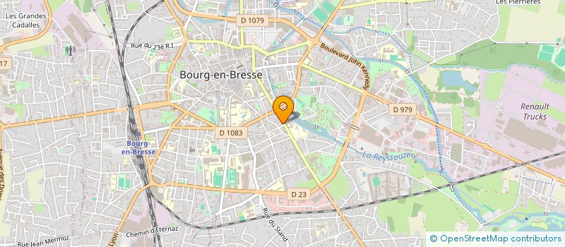localisation de l'entreprise EURL AU PRESSING DE BROU à BOURG-EN-BRESSE