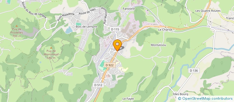 localisation de l'entreprise EURL AU TOUR DU GOUT à YDES