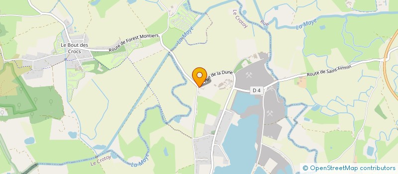 localisation de l'entreprise EURL AUBERGE DE LA DUNE à LE CROTOY