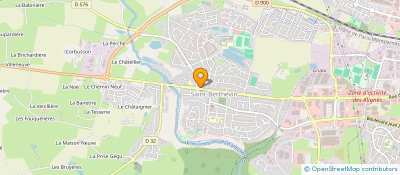 localisation de l'entreprise EURL AUBERGE DU VICOIN  SAINT-BERTHEVIN