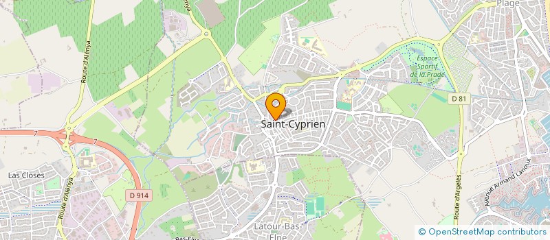 localisation de l'entreprise EURL AUBERGE HENRY IV  SAINT-CYPRIEN