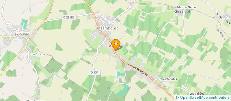 localisation de l'entreprise EURL AUCHE PHILIPPE  BRIZAMBOURG