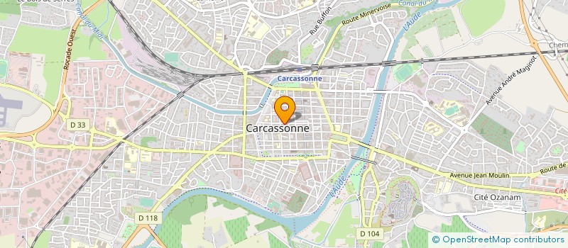 localisation de l'entreprise EURL AUDE ATG à CARCASSONNE