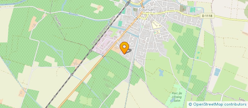 localisation de l'entreprise EURL AUDE SERVICES  SALLES-D'AUDE