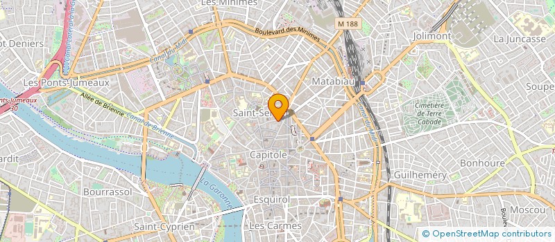 localisation de l'entreprise EURL AUDIT ASSISTANCE MIDI-PYRENEES à TOULOUSE