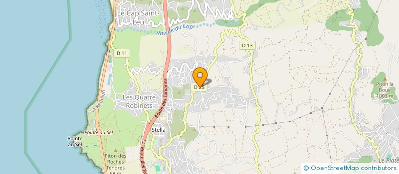 localisation de l'entreprise EURL AUDIT ASSURANCES COURTAGE 974 à SAINT-LEU