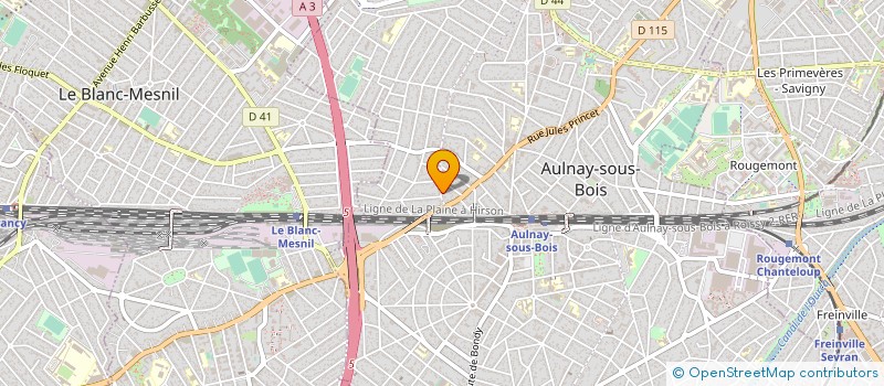 localisation de l'entreprise EURL AUDOIN MARC à AULNAY-SOUS-BOIS