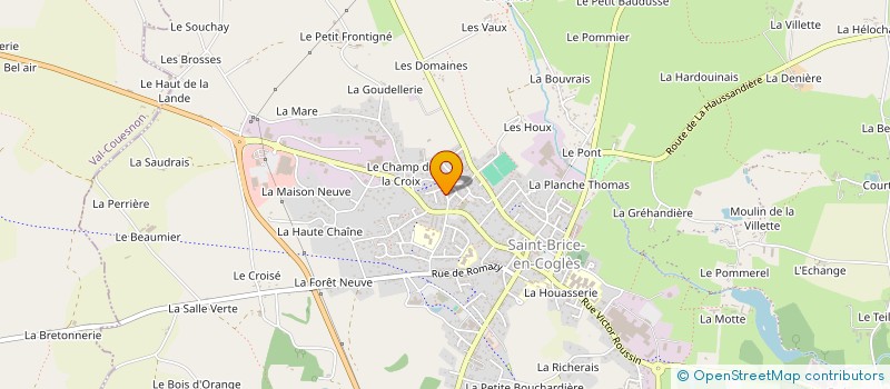 localisation de l'entreprise EURL AUFFRAY  LOUVIGNE-DU-DESERT