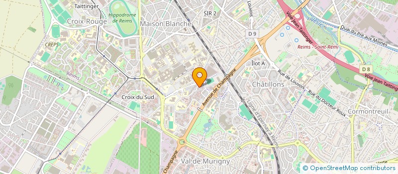 localisation de l'entreprise EURL AUGE à REIMS