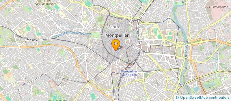 localisation de l'entreprise EURL AUJOULAT HOLDING  MONTPELLIER