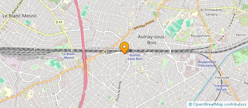 localisation de l'entreprise EURL AULNAY IMMO à AULNAY-SOUS-BOIS