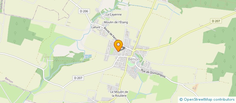 localisation de l'entreprise EURL AUNIS PILOTAGE à LA GREVE-SUR-MIGNON