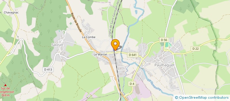 localisation de l'entreprise EURL AURACOISE à SALZUIT