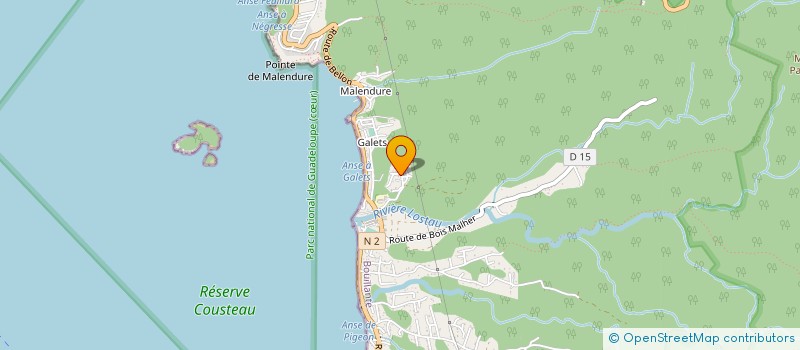 localisation de l'entreprise EURL AURAL à BOUILLANTE