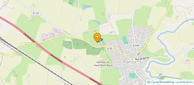 localisation de l'entreprise EURL AUREA  ARGENTRE