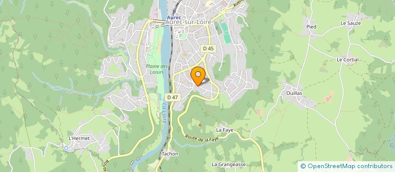 localisation de l'entreprise EURL AUREC ELEC à FIRMINY