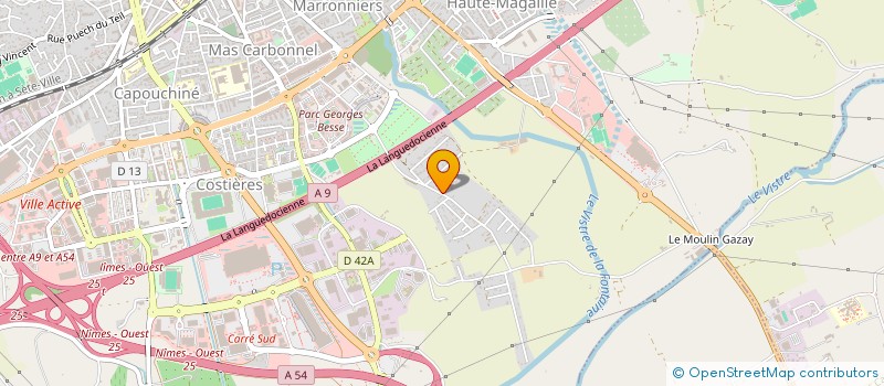 localisation de l'entreprise EURL AUREJAC à NIMES