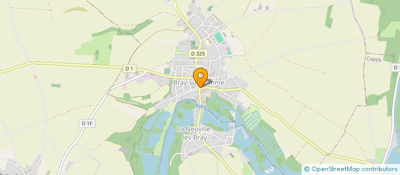 localisation de l'entreprise EURL AURELIE TRANCART  BRAY-SUR-SOMME