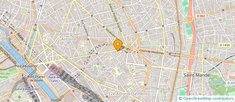 localisation de l'entreprise EURL AURELIEN à PARIS