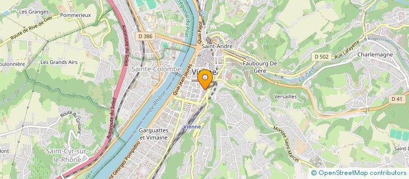 localisation de l'entreprise EURL AURELIO  VIENNE