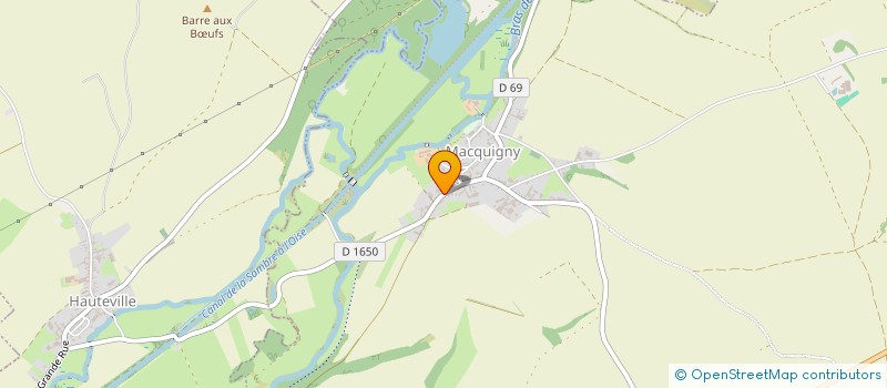 localisation de l'entreprise EURL AURIEL à MACQUIGNY