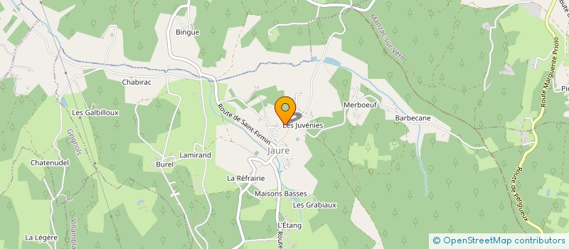 localisation de l'entreprise EURL AURO TRAVAUX PUBLICS  JAURE